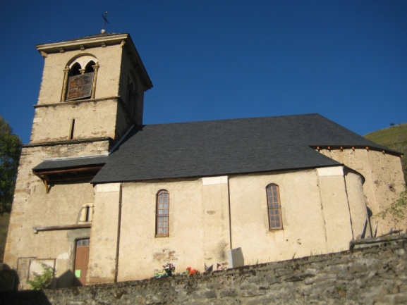 Couverture ardoise de l’église de Jurvielle